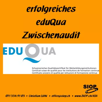 eduQua Zwischenaudit 2024 eduQua Zwischenaudit 2024